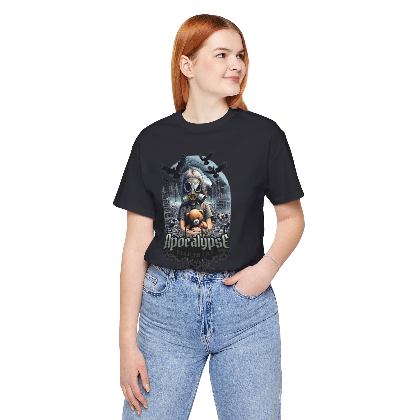 Apocalypse Nightmare Graphic T-Shirt with Dark Urban Design