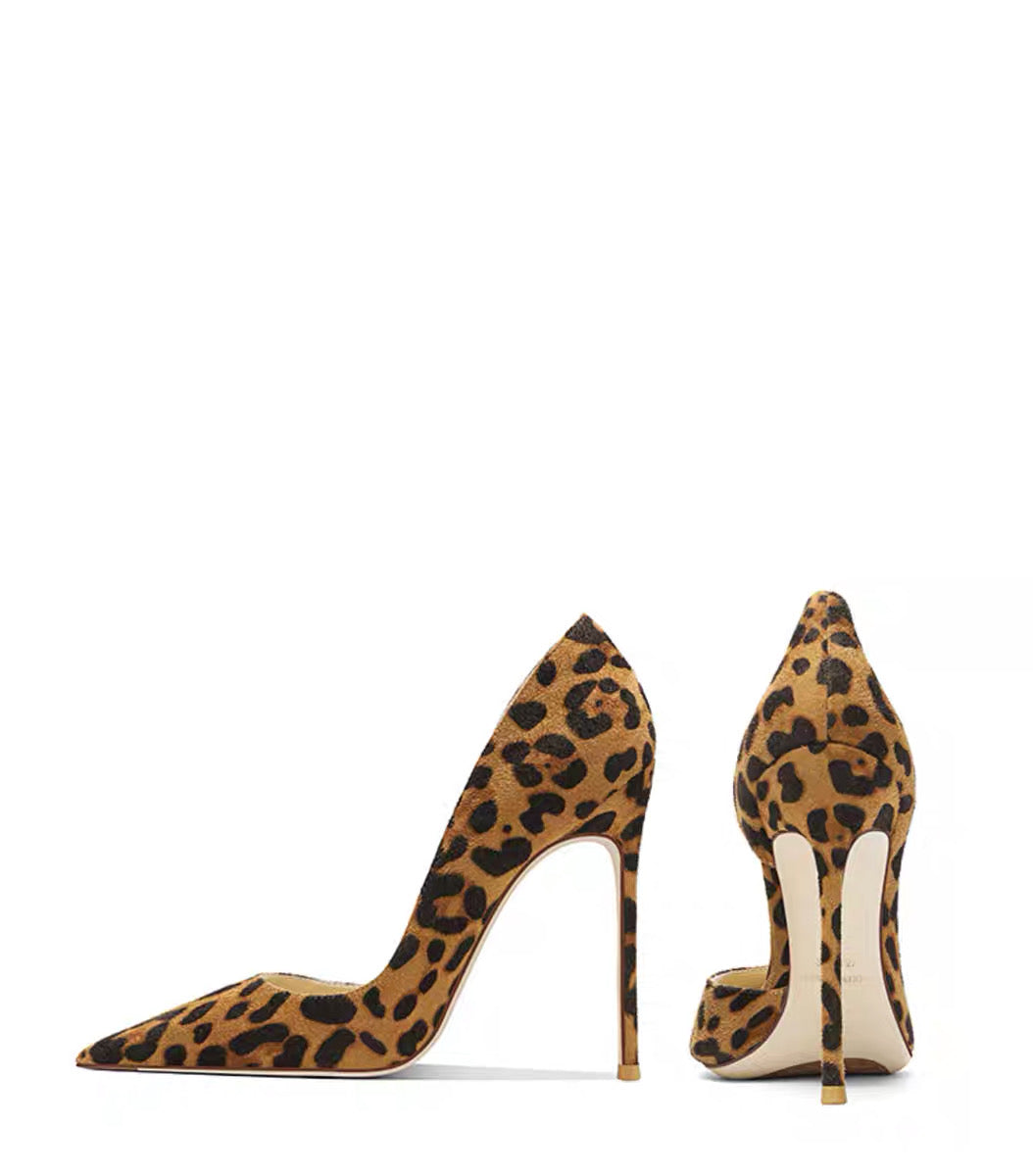 Fierce Leopard Print Stiletto Pumps
