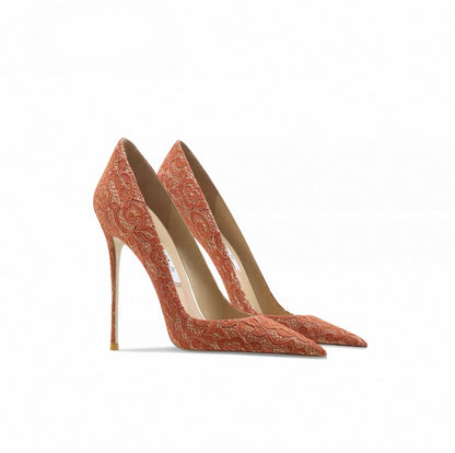 Scarlet Lace Starlight Stiletto Heels