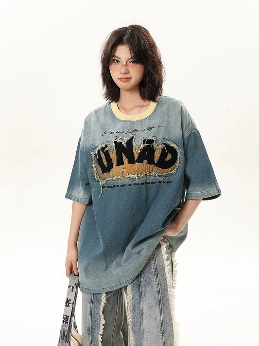 Loose Fit Streetwear Tie Dye T Shirt