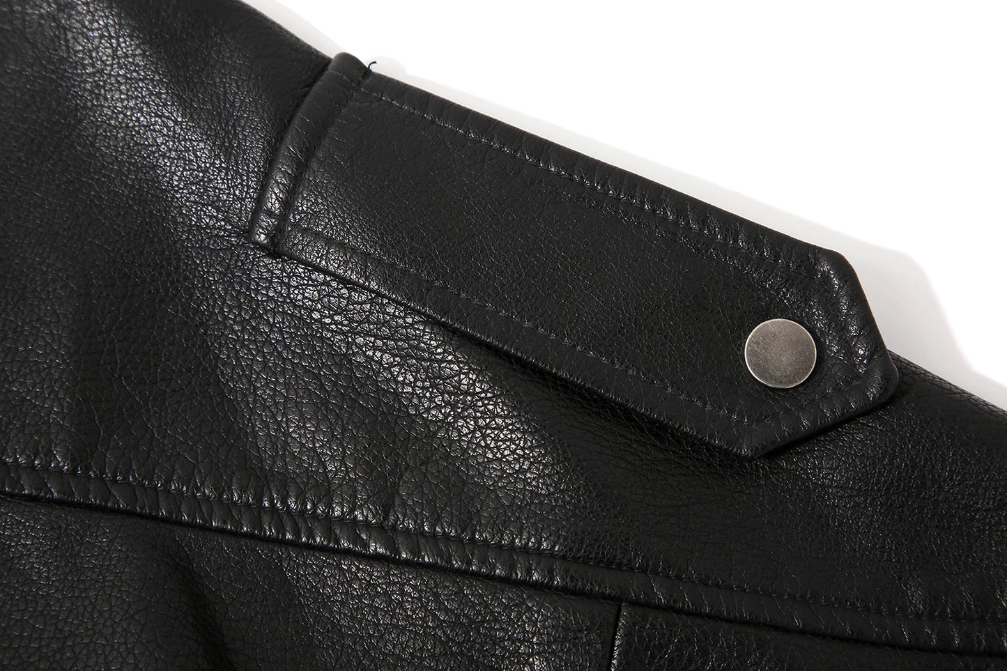 Urban Sculpt Asymmetry Leather Jacket