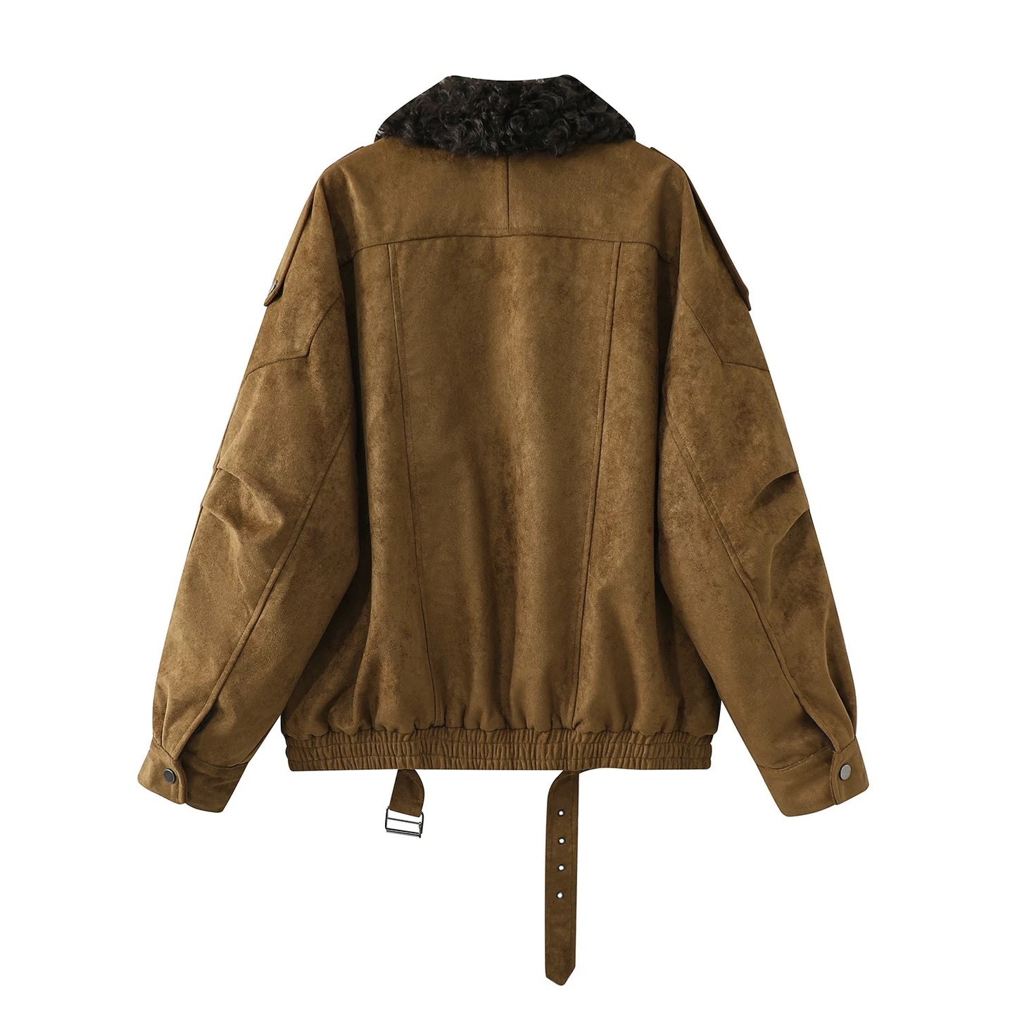 Alpine Luxe Shearling Suede Jacket