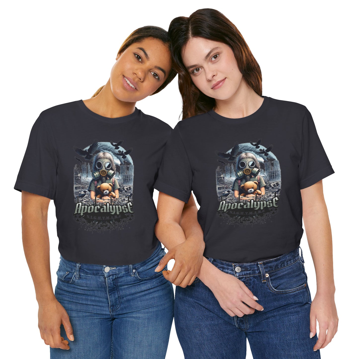 Apocalypse Nightmare Graphic T-Shirt with Dark Urban Design