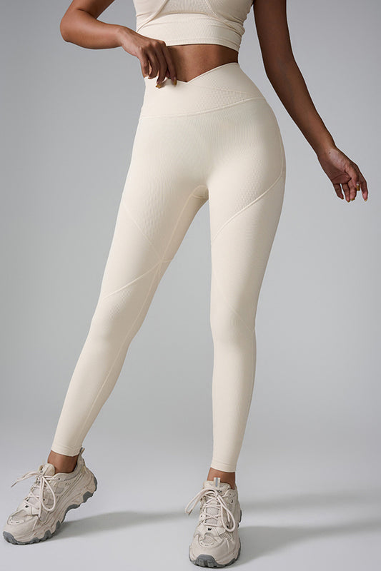 High Waist Active Leggings - bllue yonders