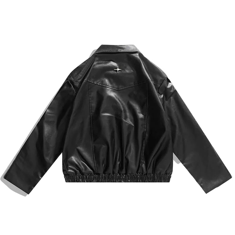 Midnight Star Metal-Edge Moto Jacket