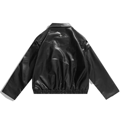 Midnight Star Metal-Edge Moto Jacket