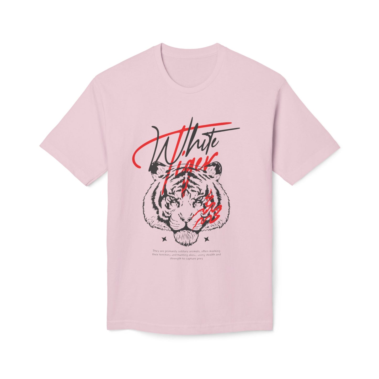 Dynamic Tiger Graphic T-Shirt with Bold Red and Black Accents