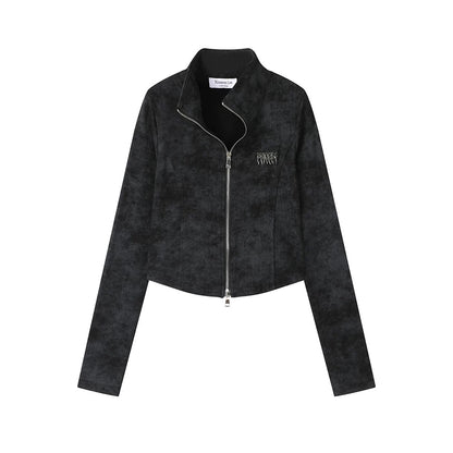 Women's Stylish Fitted Zip-Up Jacket