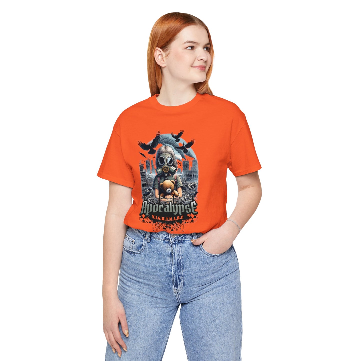 Apocalypse Nightmare Graphic T-Shirt with Dark Urban Design