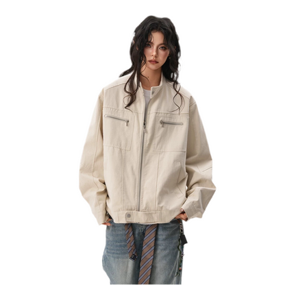 Urban Canvas Zip Harrington Jacket
