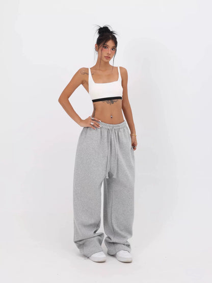 Women's High-Waist Street Style Trousers Comfortable and Trendy
