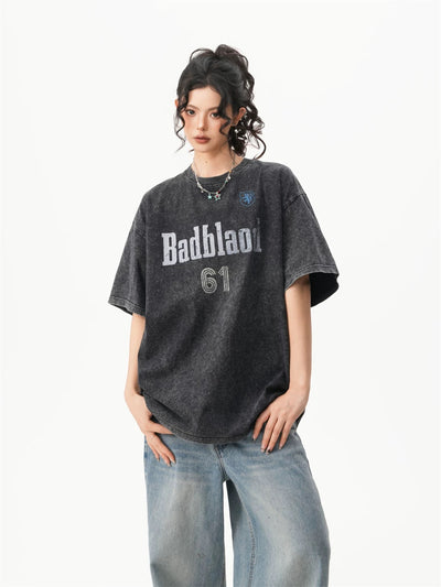Badblood Varsity Washed Tee