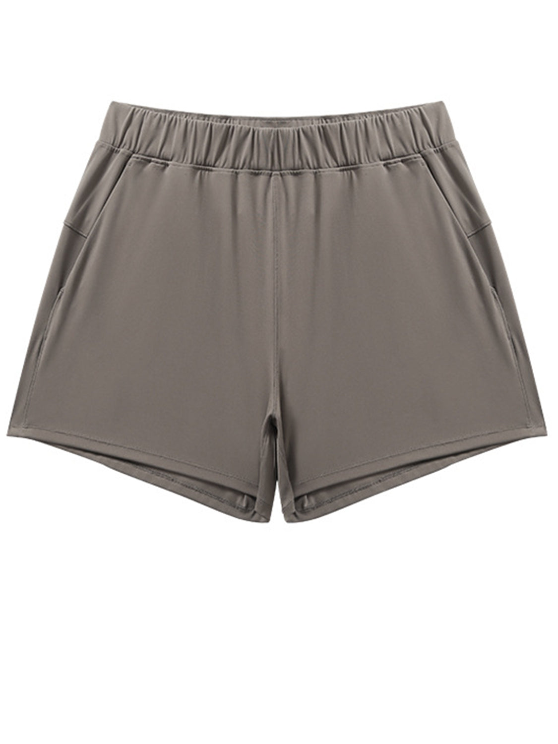 Elastic Waist Active Shorts - bllue yonders