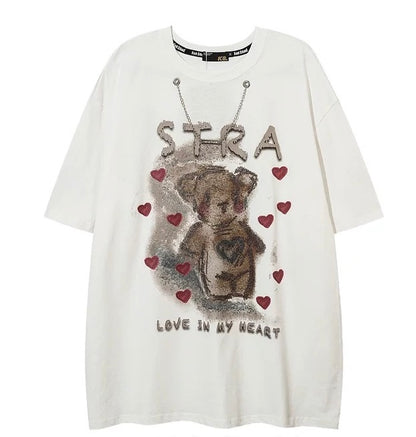 Heartcore Teddy Street Graphic Tee