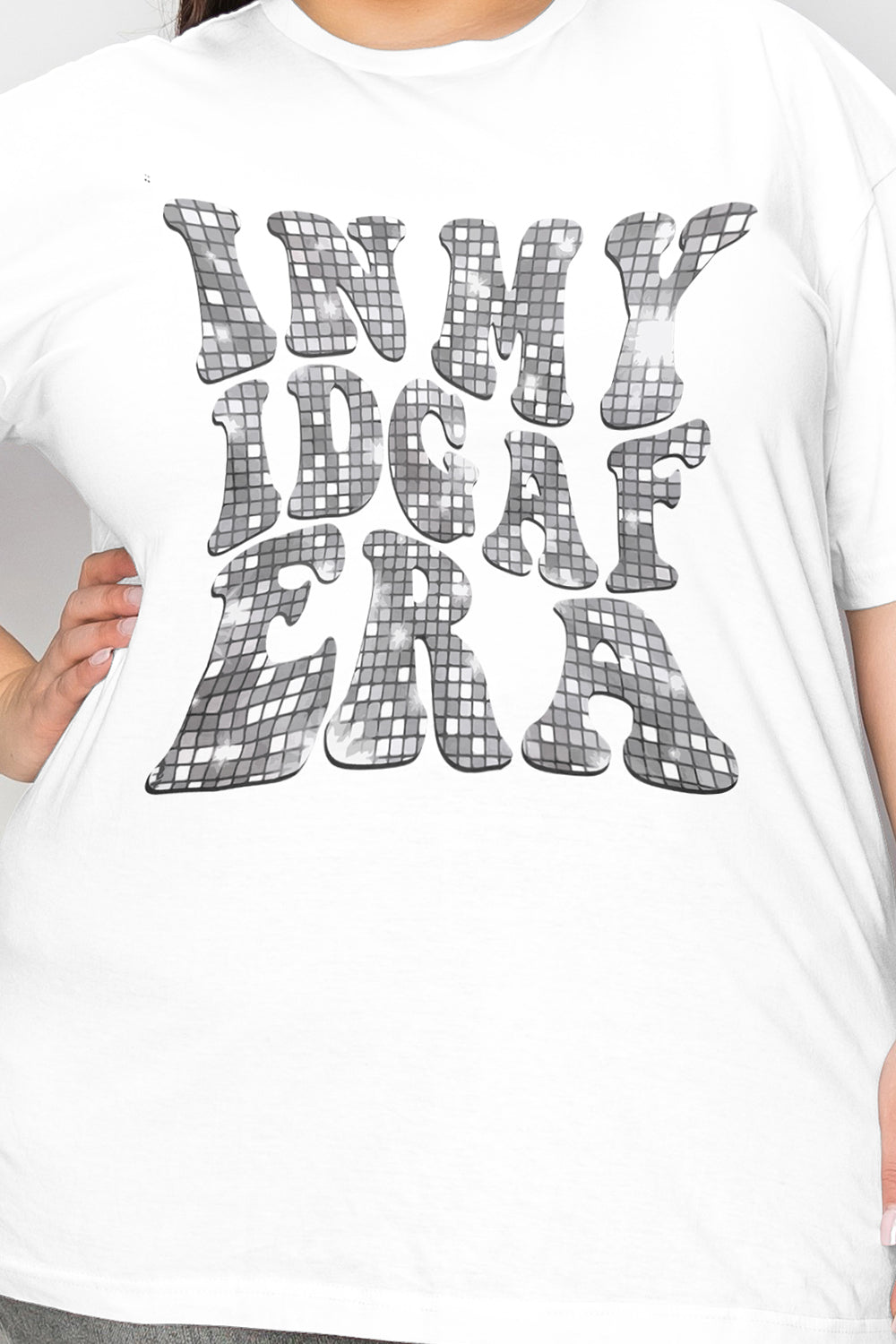 Simply Love Full Size IN MY IDGAF ERA Graphic T-Shirt - blue yonderz