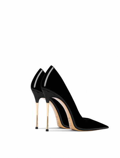 Midnight Gloss Golden Edge Heels
