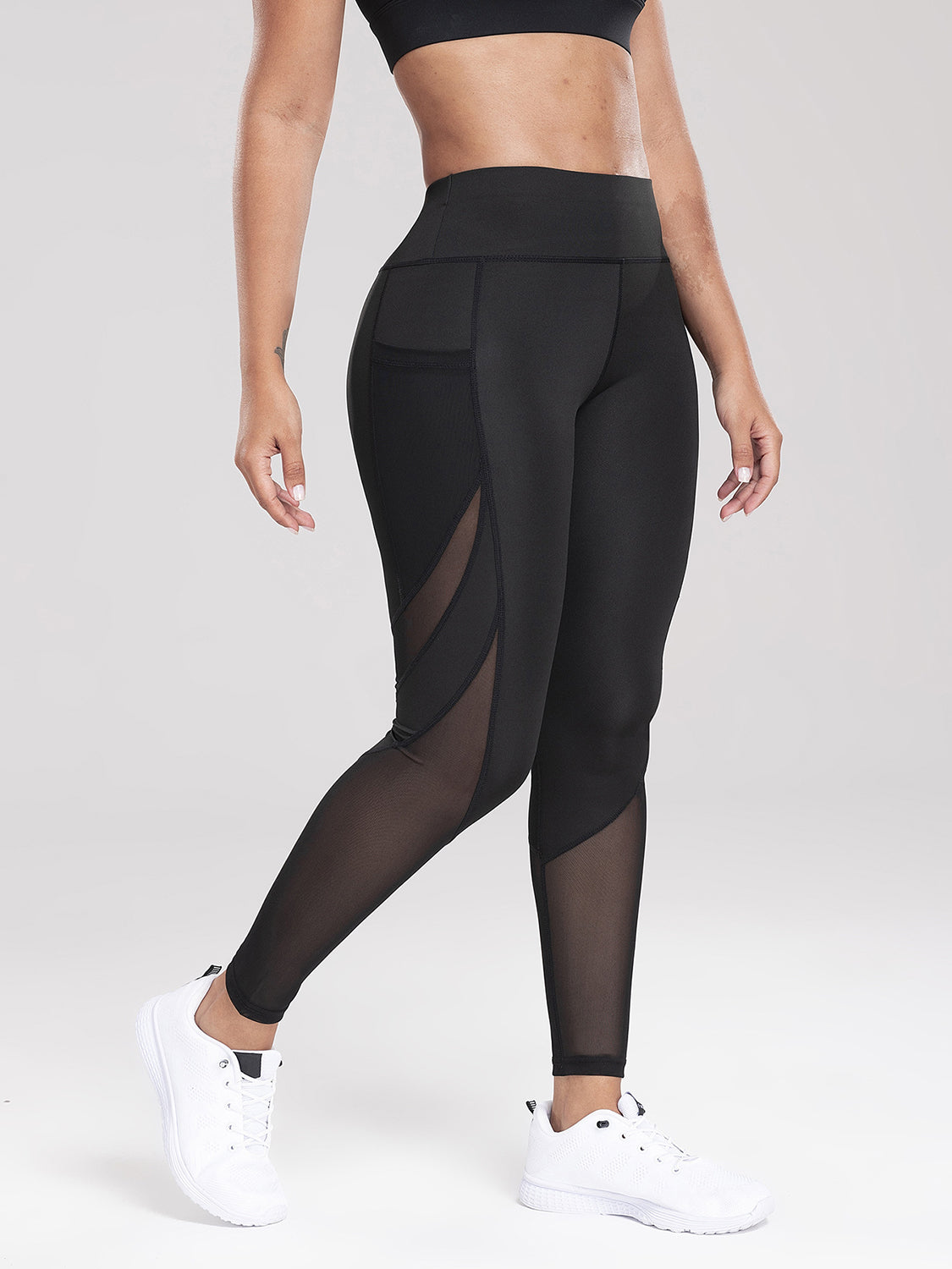 Pocketed High Waist Active Leggings - bllue yonders