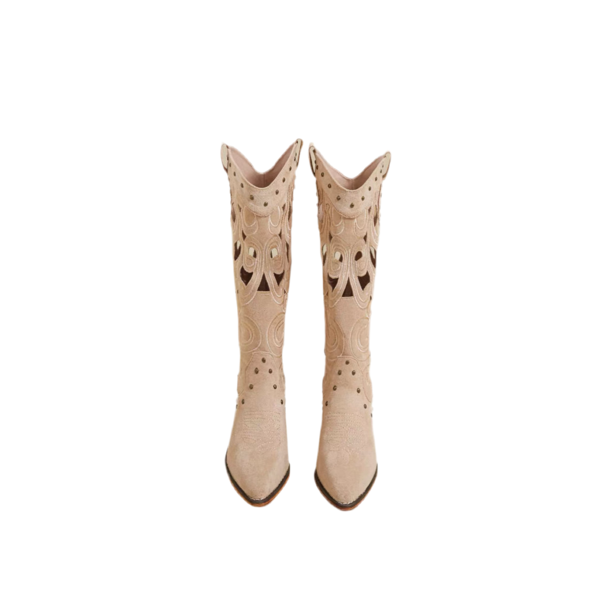 Rustic Cutout Western Cowboy Boots