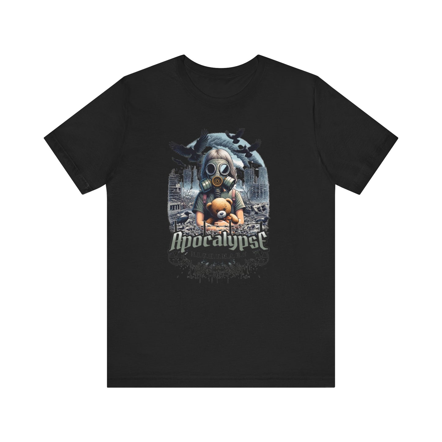 Apocalypse Nightmare Graphic T-Shirt with Dark Urban Design