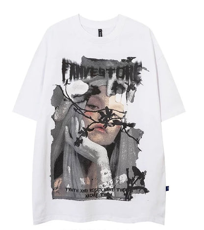 Gothic Bloom Front-Back Tee