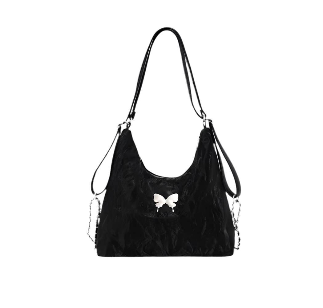 Adjustable Microfiber Crossbody Bag