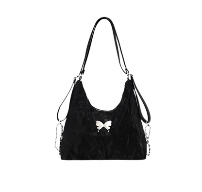 Adjustable Microfiber Crossbody Bag