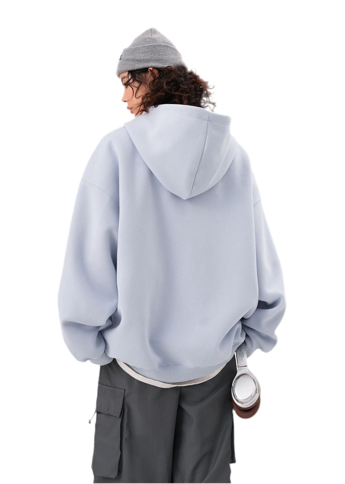 Women Cozy Zip-up Cardigan Style Hoodie