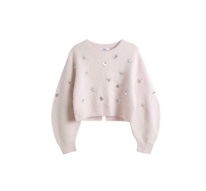 Sweet Diamond Knit Sweater