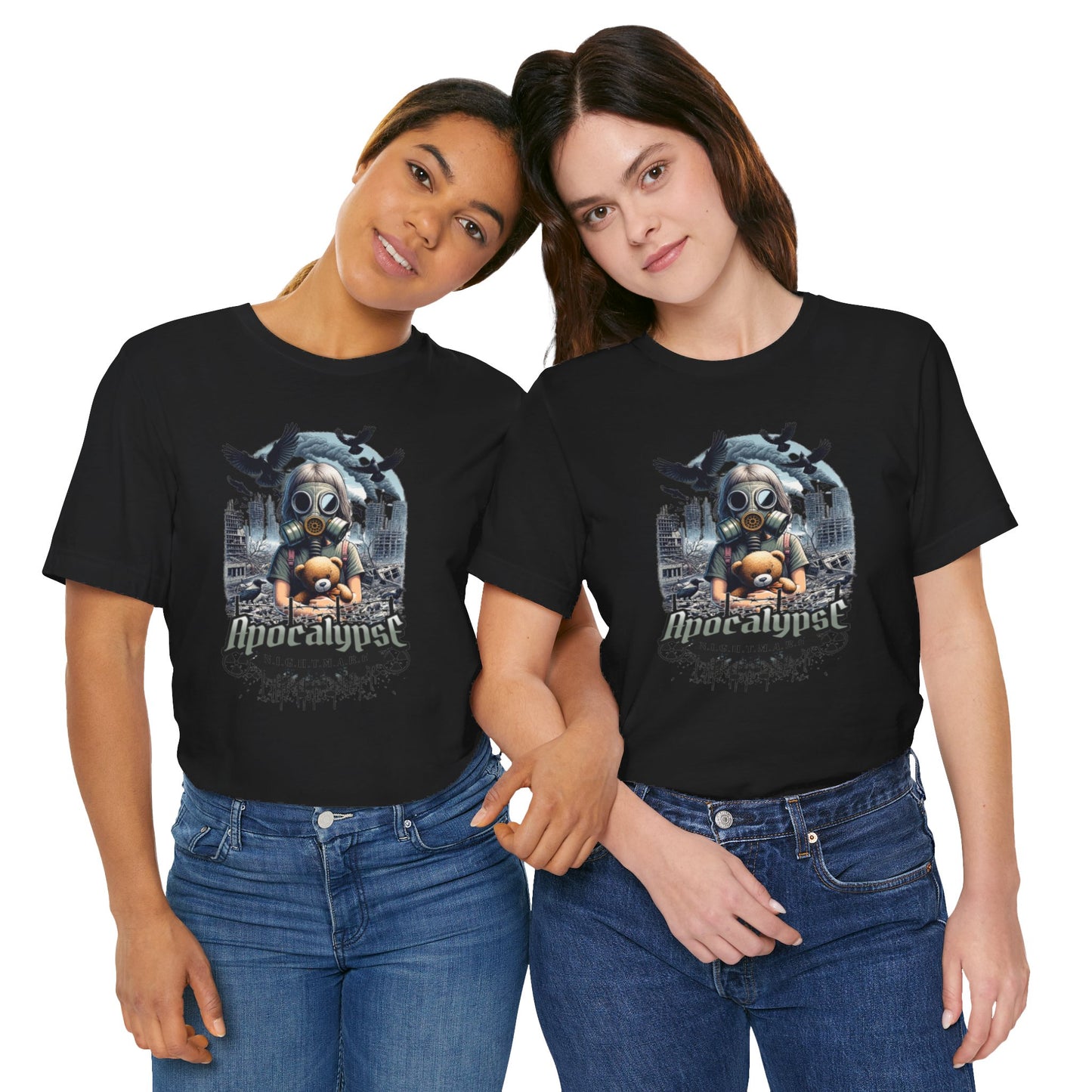 Apocalypse Nightmare Graphic T-Shirt with Dark Urban Design