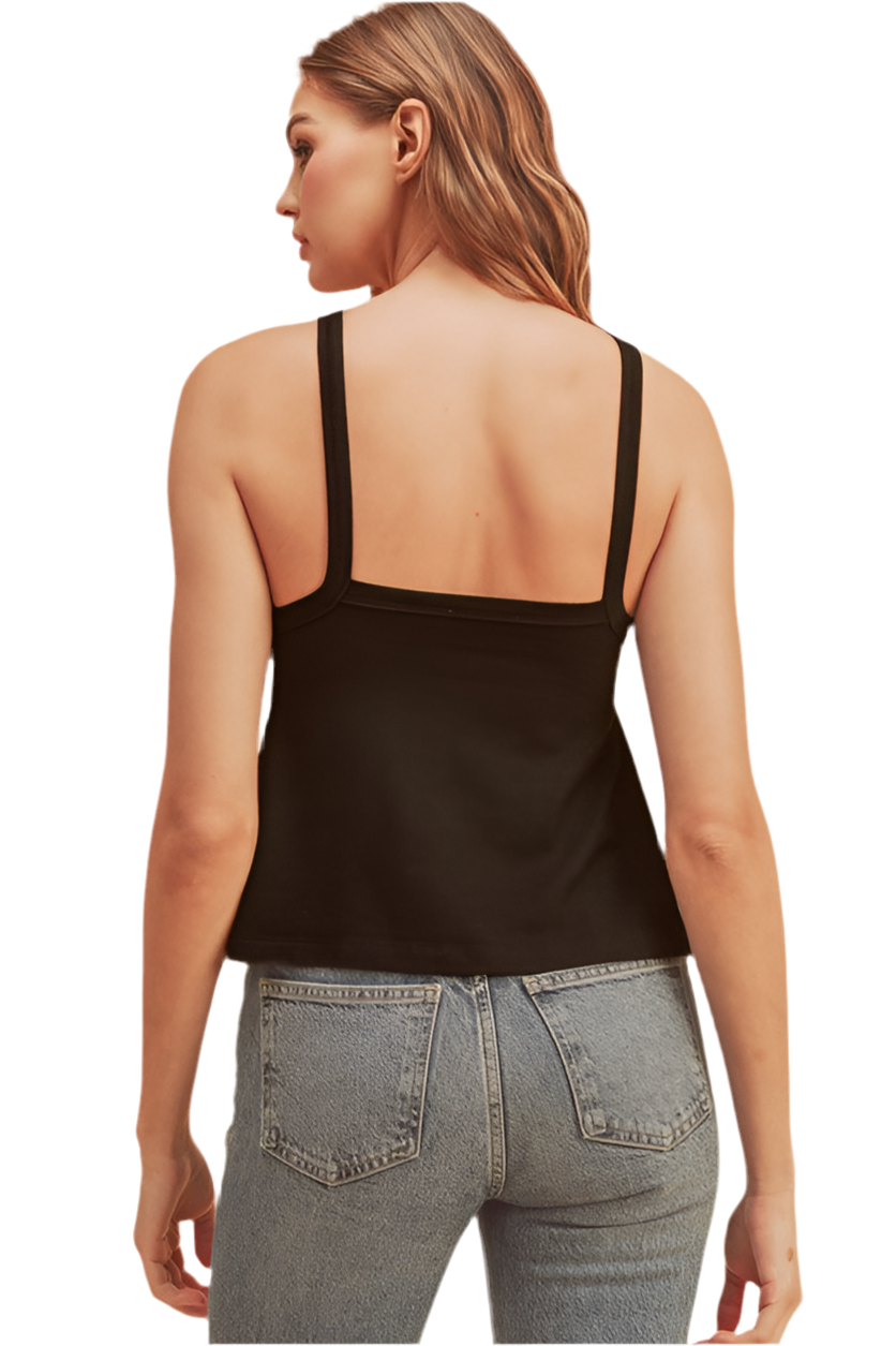 Women Lightweight Ribbed Tank