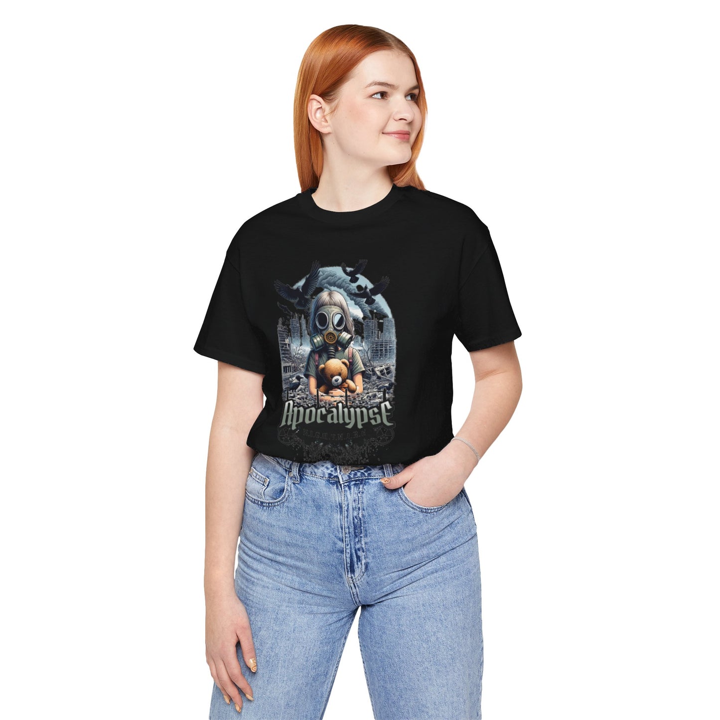 Apocalypse Nightmare Graphic T-Shirt with Dark Urban Design