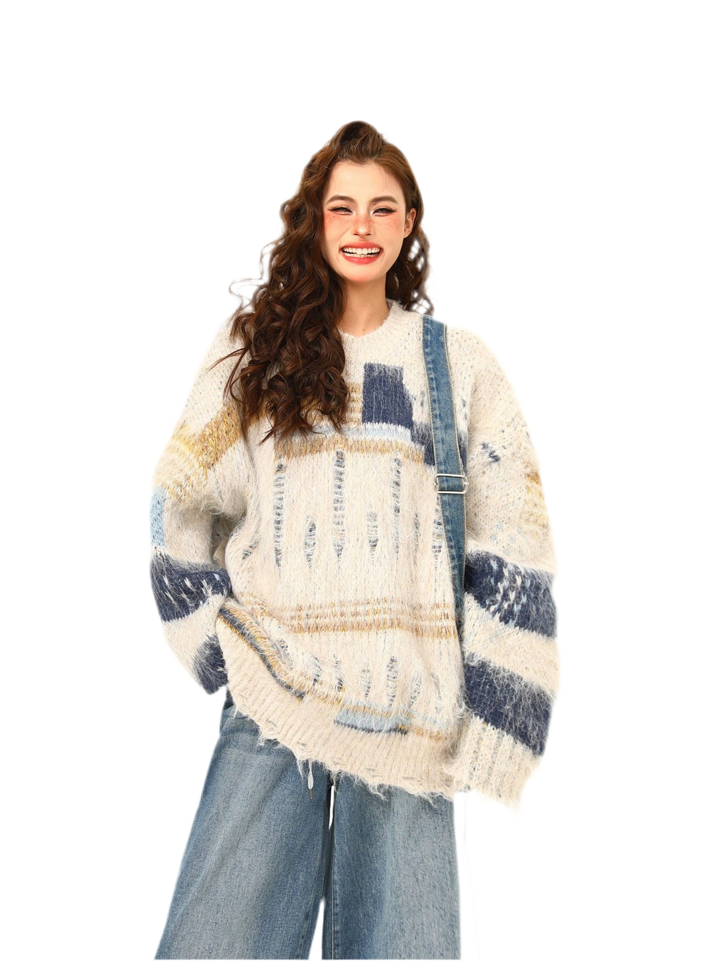 Cozy Nomad Vintage Knit Sweater