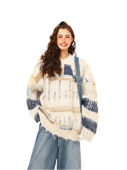 Cozy Nomad Vintage Knit Sweater