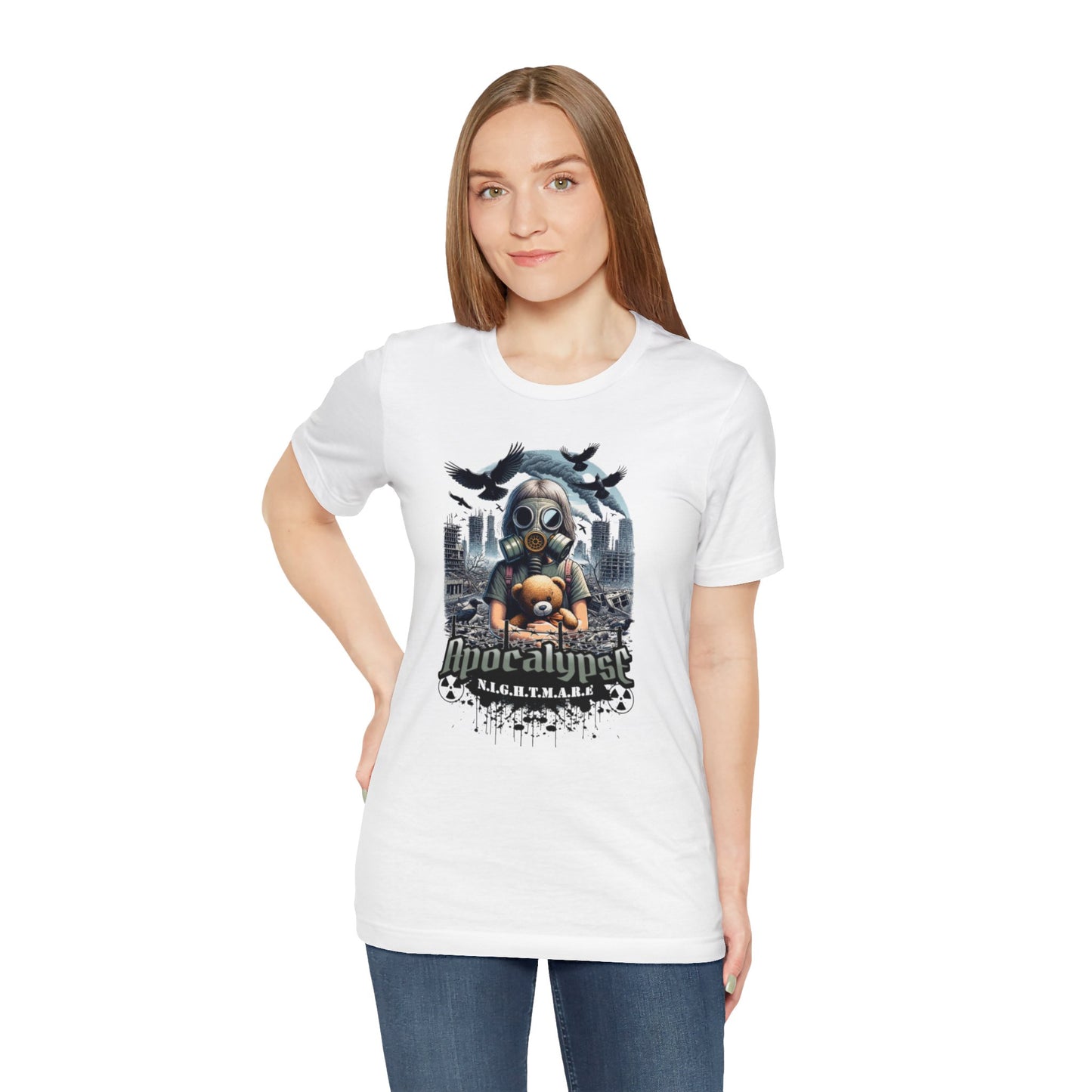 Apocalypse Nightmare Graphic T-Shirt with Dark Urban Design