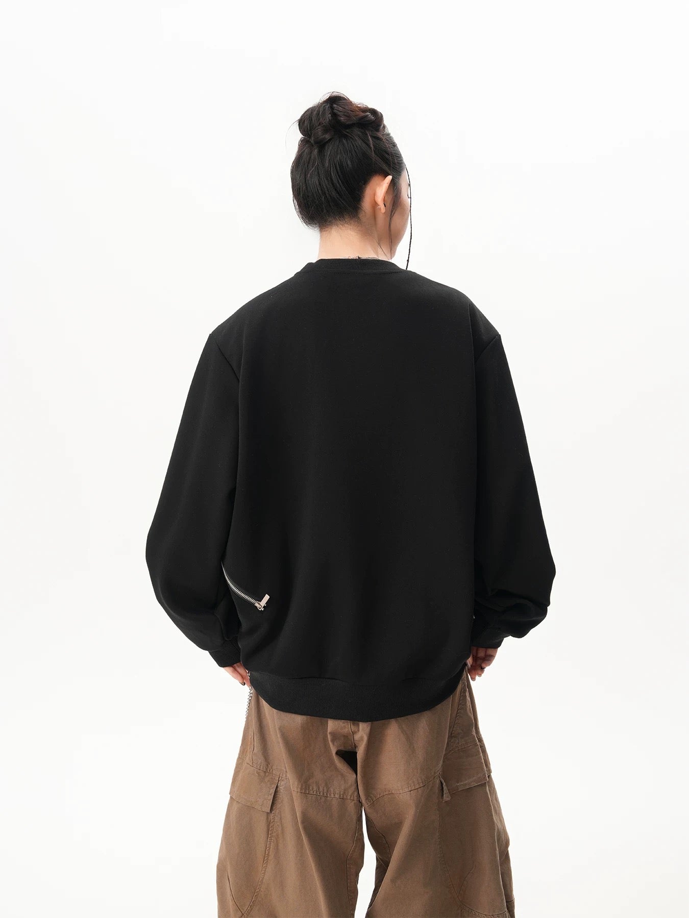 Urban Zippered Streetwear Sweatshirt