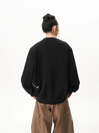 Urban Zippered Streetwear Sweatshirt