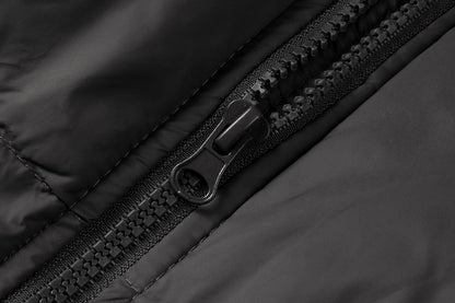 Cropped Hooded Puffer Winter Jacket