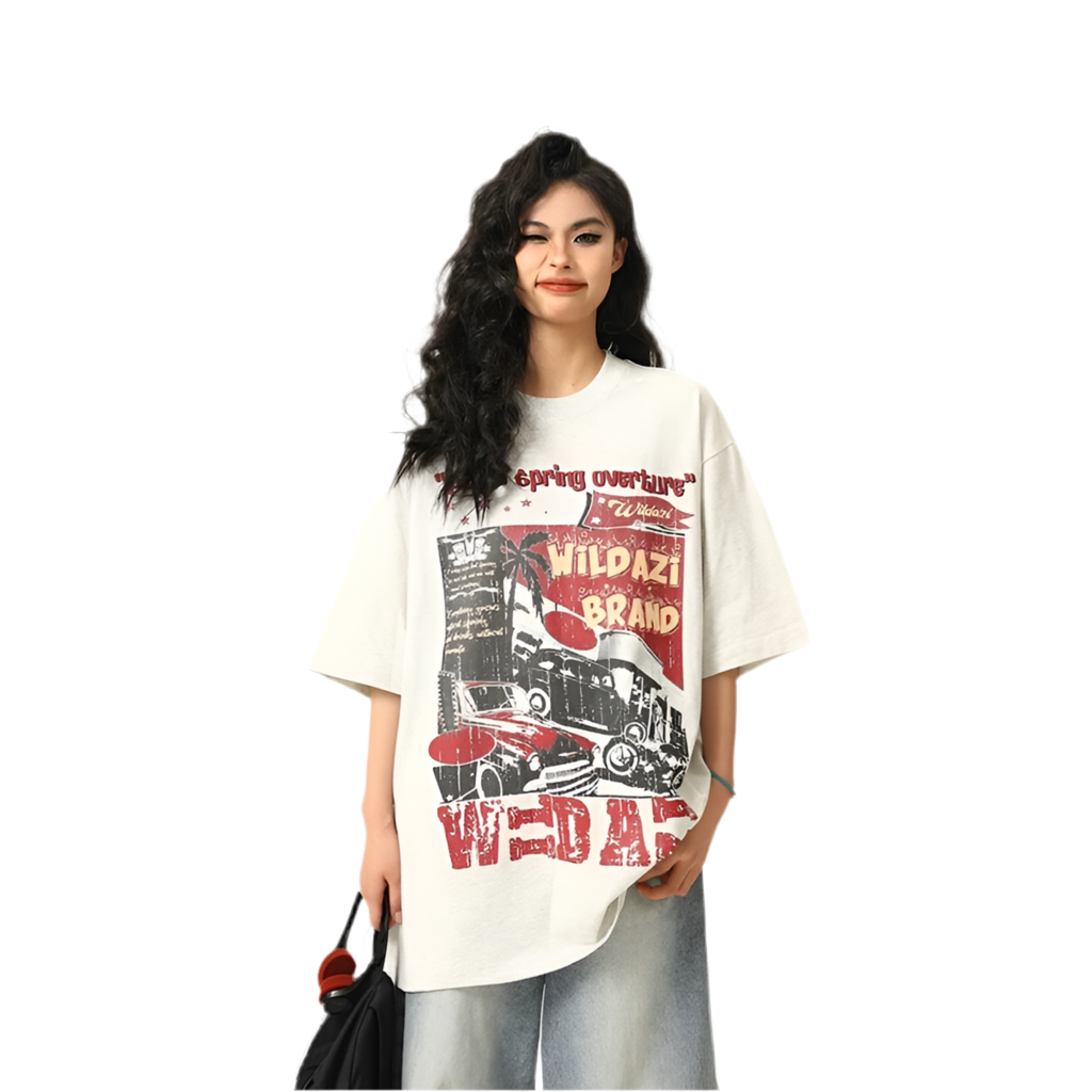 WildAzi Edgy Punk Rock Graphic Tee