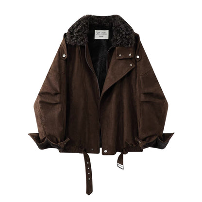 Alpine Luxe Shearling Suede Jacket