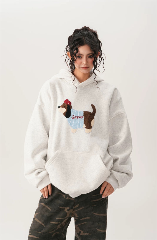 Dachshund Embroidered Dog Hoodie