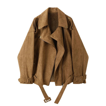Rustique Suede Vintage Moto Jacket