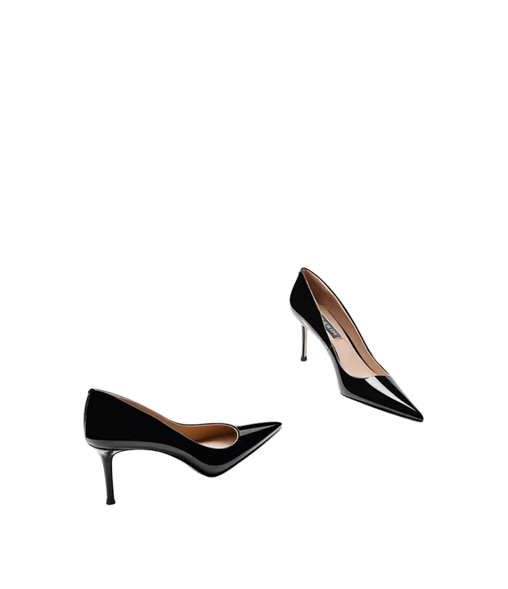 Midnight Allure Pointed Stiletto Heels