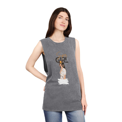 Unisex Stonewash Tank Top