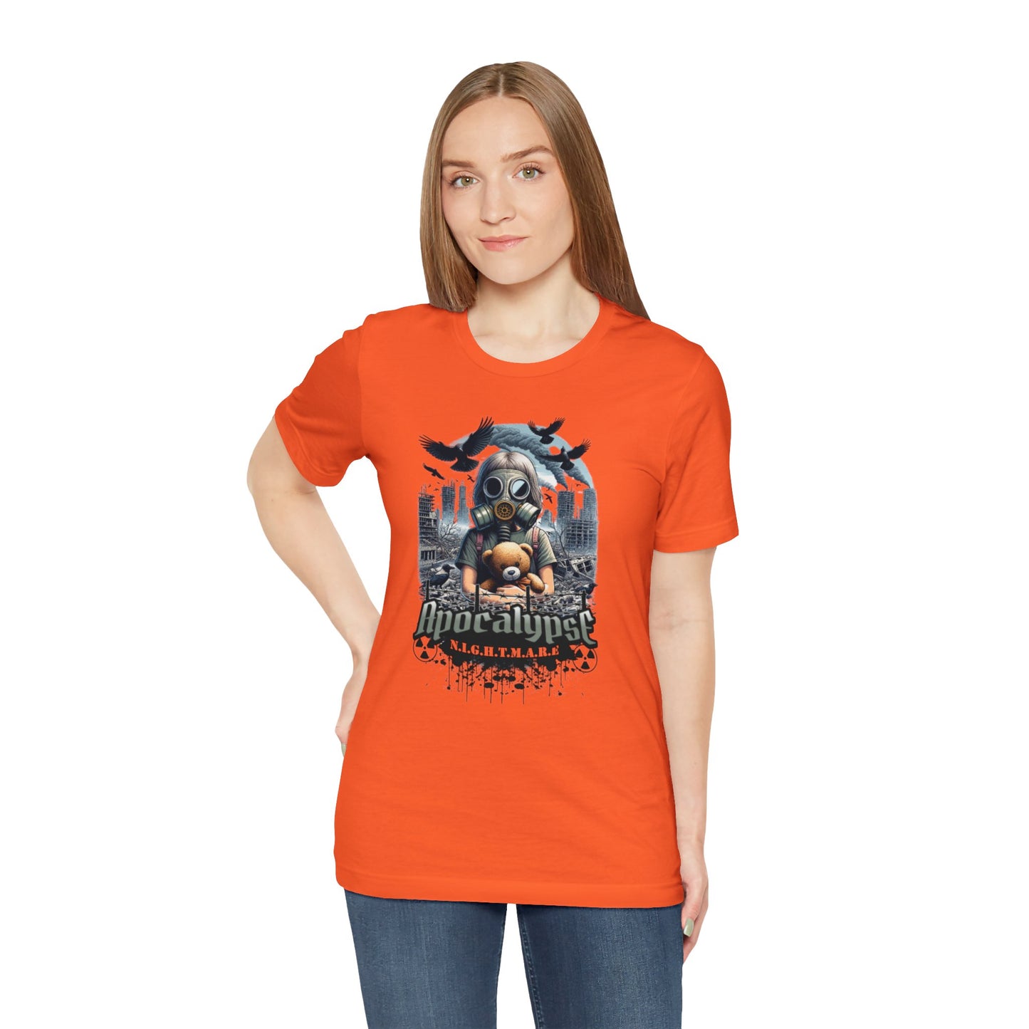 Apocalypse Nightmare Graphic T-Shirt with Dark Urban Design