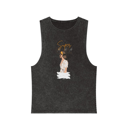 Unisex Stonewash Tank Top
