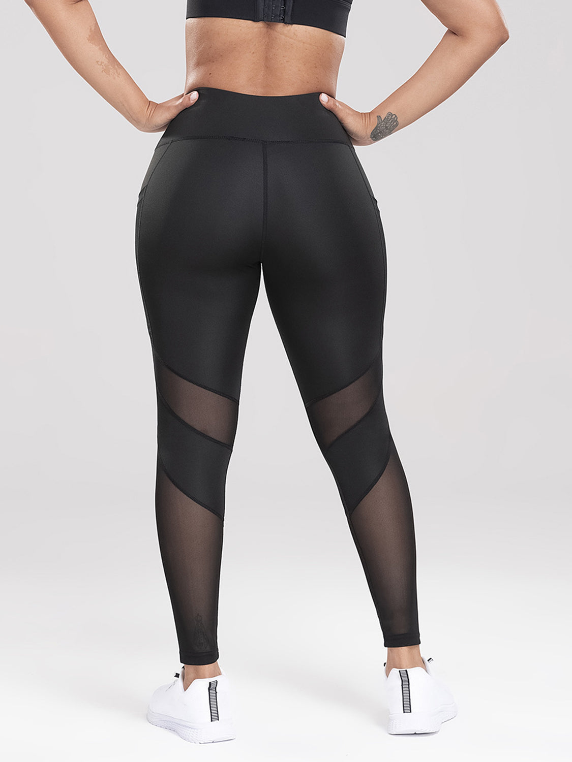 Pocketed High Waist Active Leggings - bllue yonders