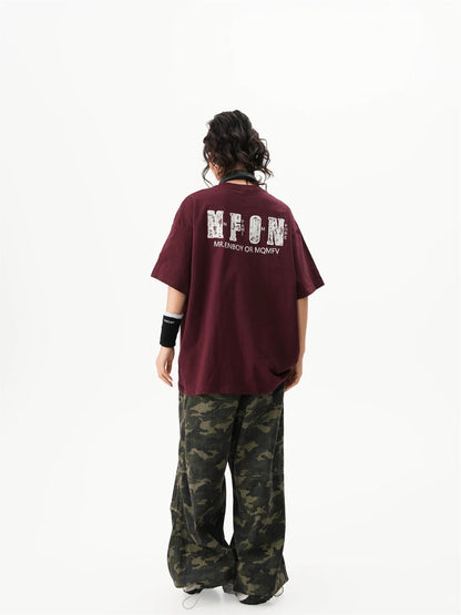 Midnight Layers Oversized Street Tee