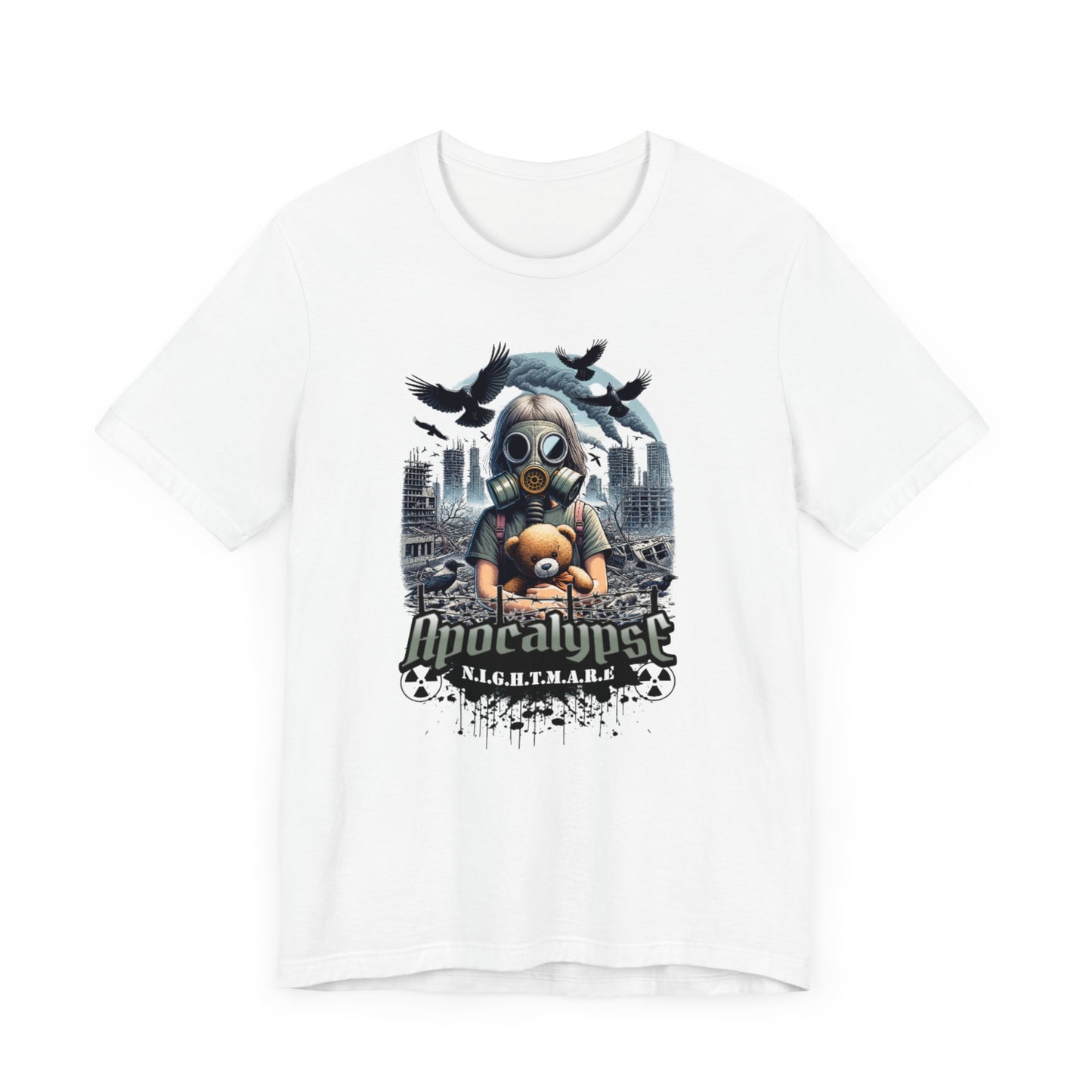 Apocalypse Nightmare Graphic T-Shirt with Dark Urban Design