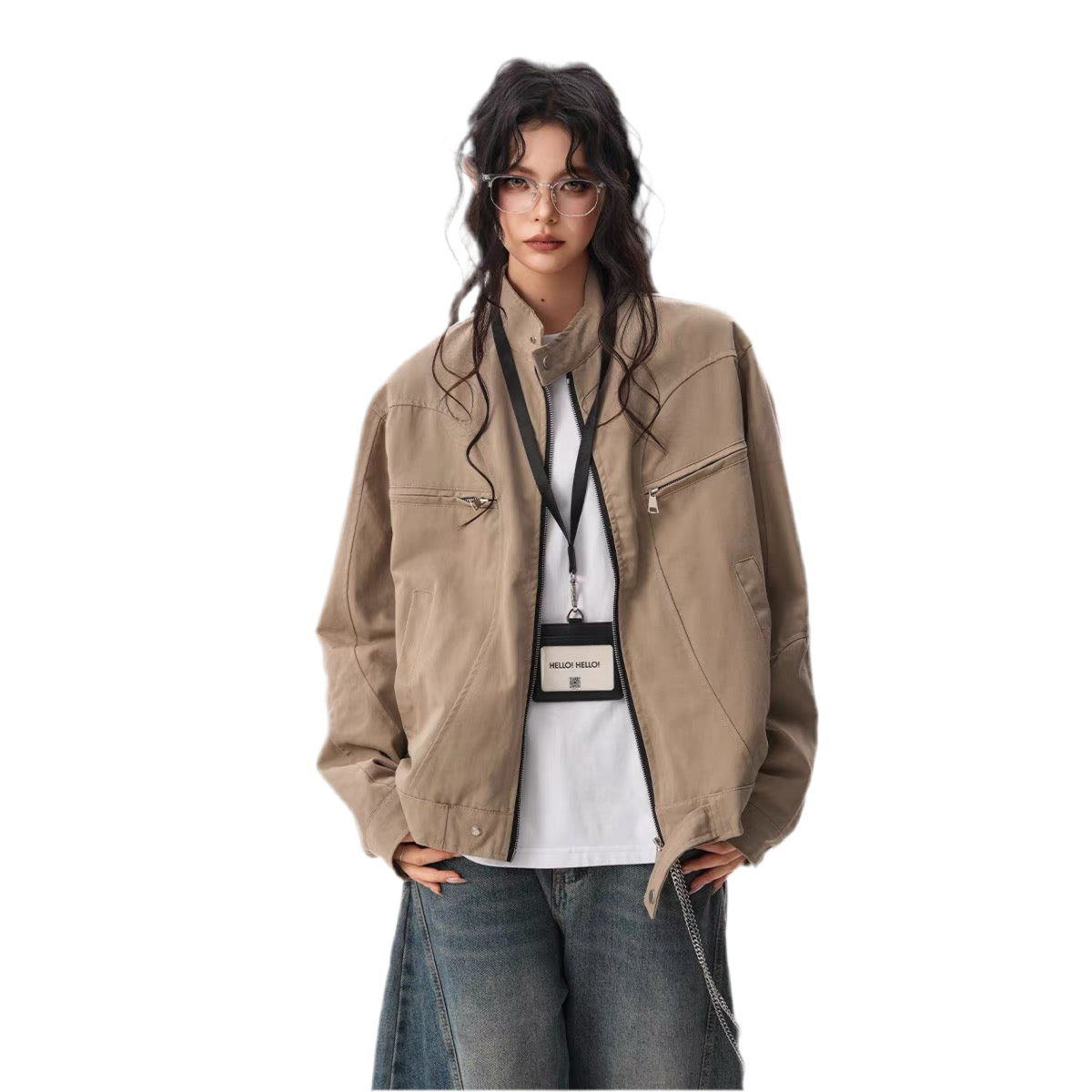 Urban Canvas Zip Harrington Jacket