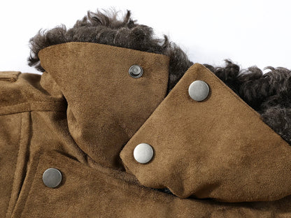 Alpine Luxe Shearling Suede Jacket